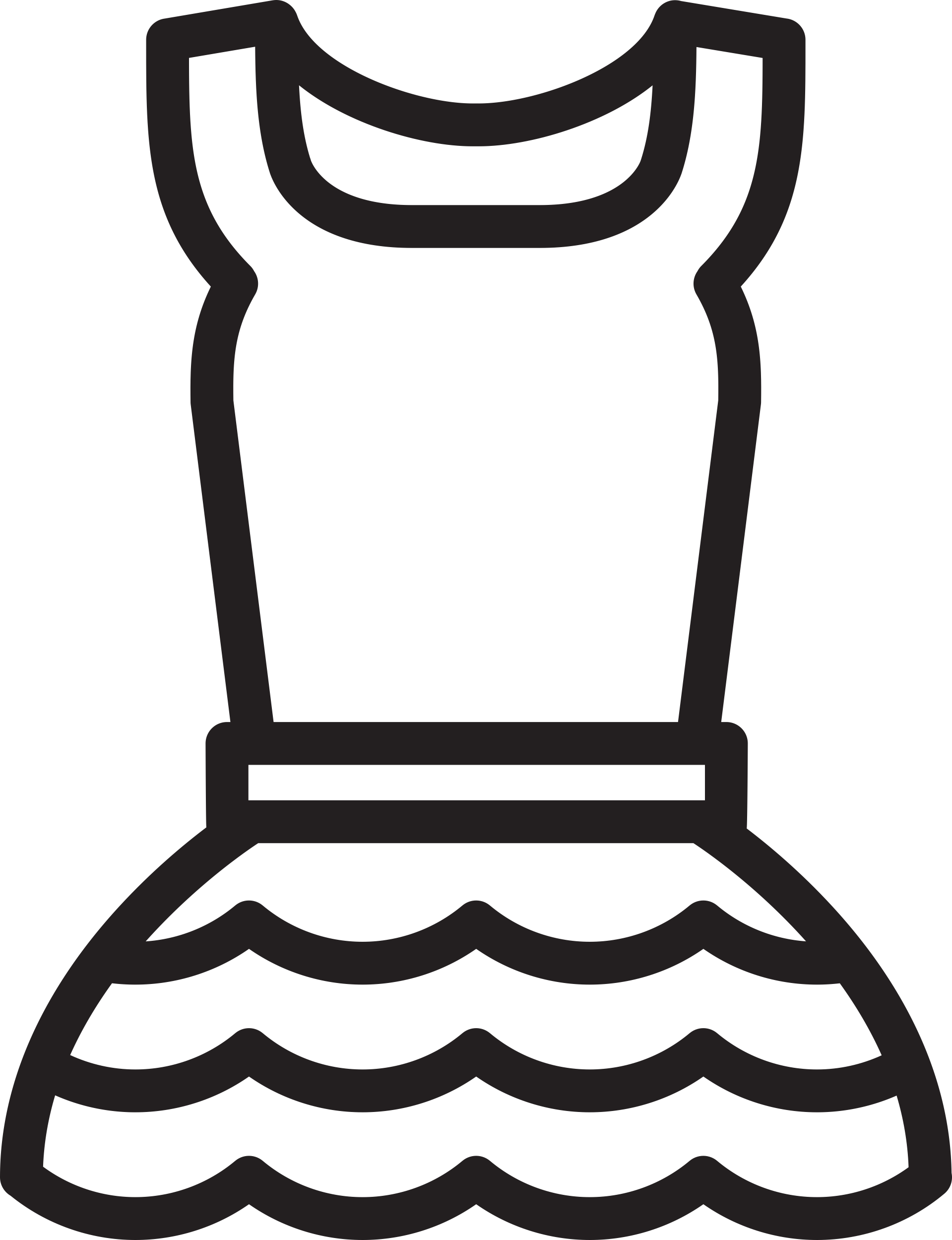 Dress Withot Sleeves Stencil Svg Vector Free Vectors
